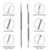 FACEMADE Nail Cuticle Nipper Set, Stainless Steel Cuticle Trimmer with Stainless Steel Dual End Pusher, Nail